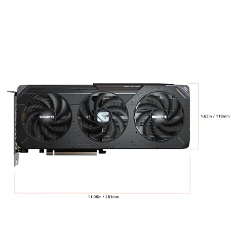 GIGABYTE Radeon RX 9060 XT Gaming OC 16G Graphics Card, PCIe 5.0, 16GB GDDR6, GV-R9060XTGAMING OC-16GD Video Card