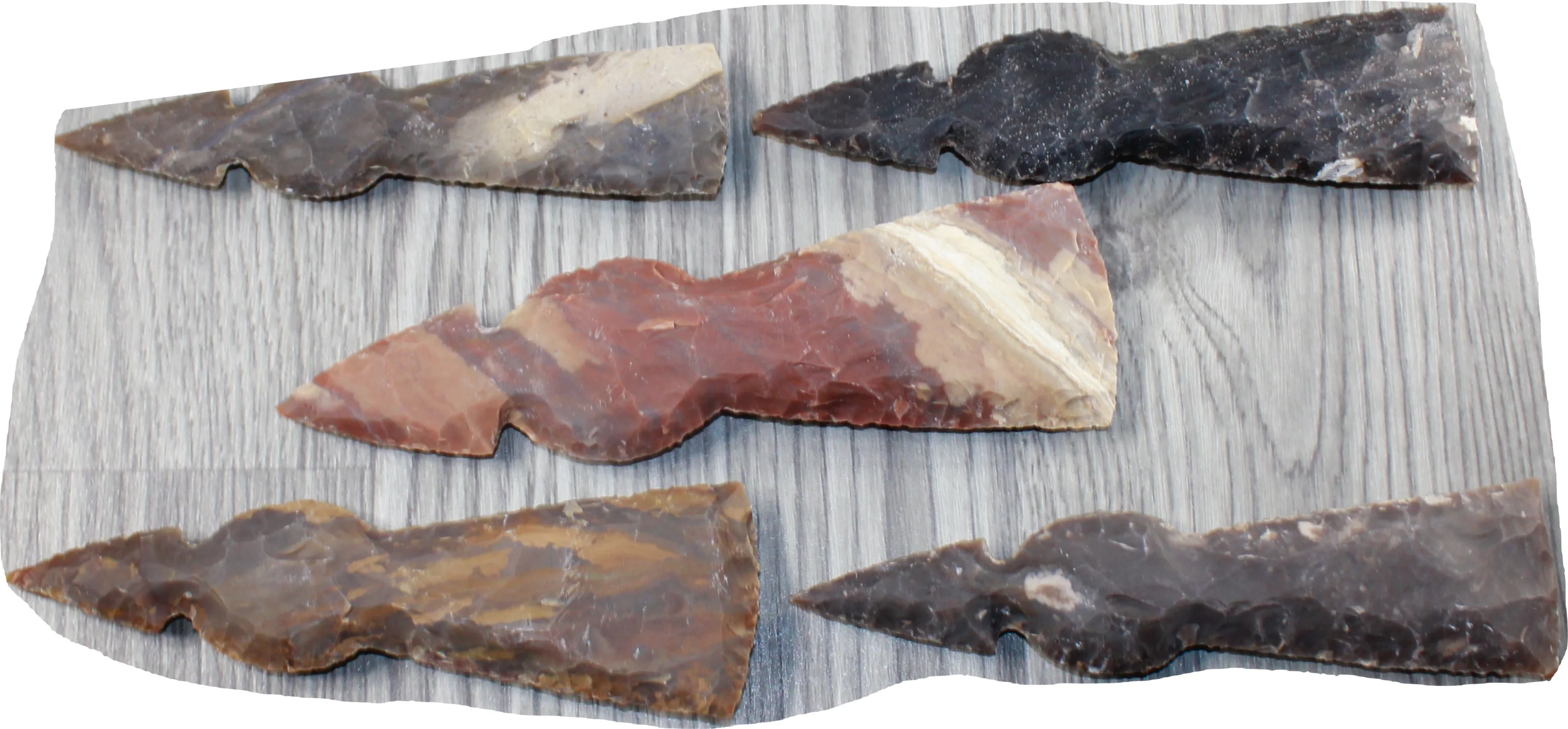 5 Stone Ornamental Tomahawk Heads #7143 Ax Axe Hatchet