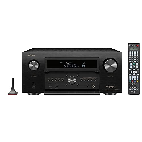 Denon AVR-X8500HA 13.2 Channel (150 W/Ch) Receiver for Home Theater, Advanced 8K Upscaling, Supports Dolby Atmos, DTS:X, IMAX Enhanced, Auro 3D & more, Built-in HEOS, Amazon Alexa Voice Control