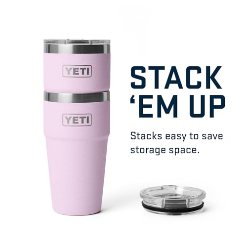 YETI Rambler 20 oz Stackable Tumbler, Stainless Steel, Vacuum Insulated with MagSlider Lid