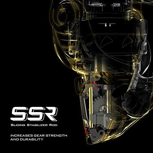 KastKing Valiant Eagle Gold Spinning Reel - 6.2:1 High-Speed Gear Ratio, Freshwater and Saltwater Fishing Reel, Faster Line Retrieve, Braid Ready Spool, 7+1 Shielded Stainless Steel Ball Bearings