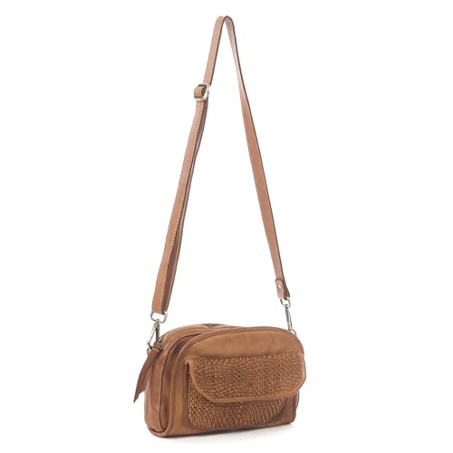 Bella Bags Bianca-Calf Leather Shoulder Handbag Clutch - Soft, Smooth Leather Handbag made in Italy