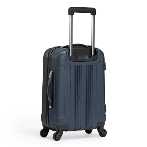Kenneth Cole REACTION Out of Bounds Lightweight Hardshell 4-Wheel Spinner Luggage, Cobalt Blue, 20-Inch Carry On
