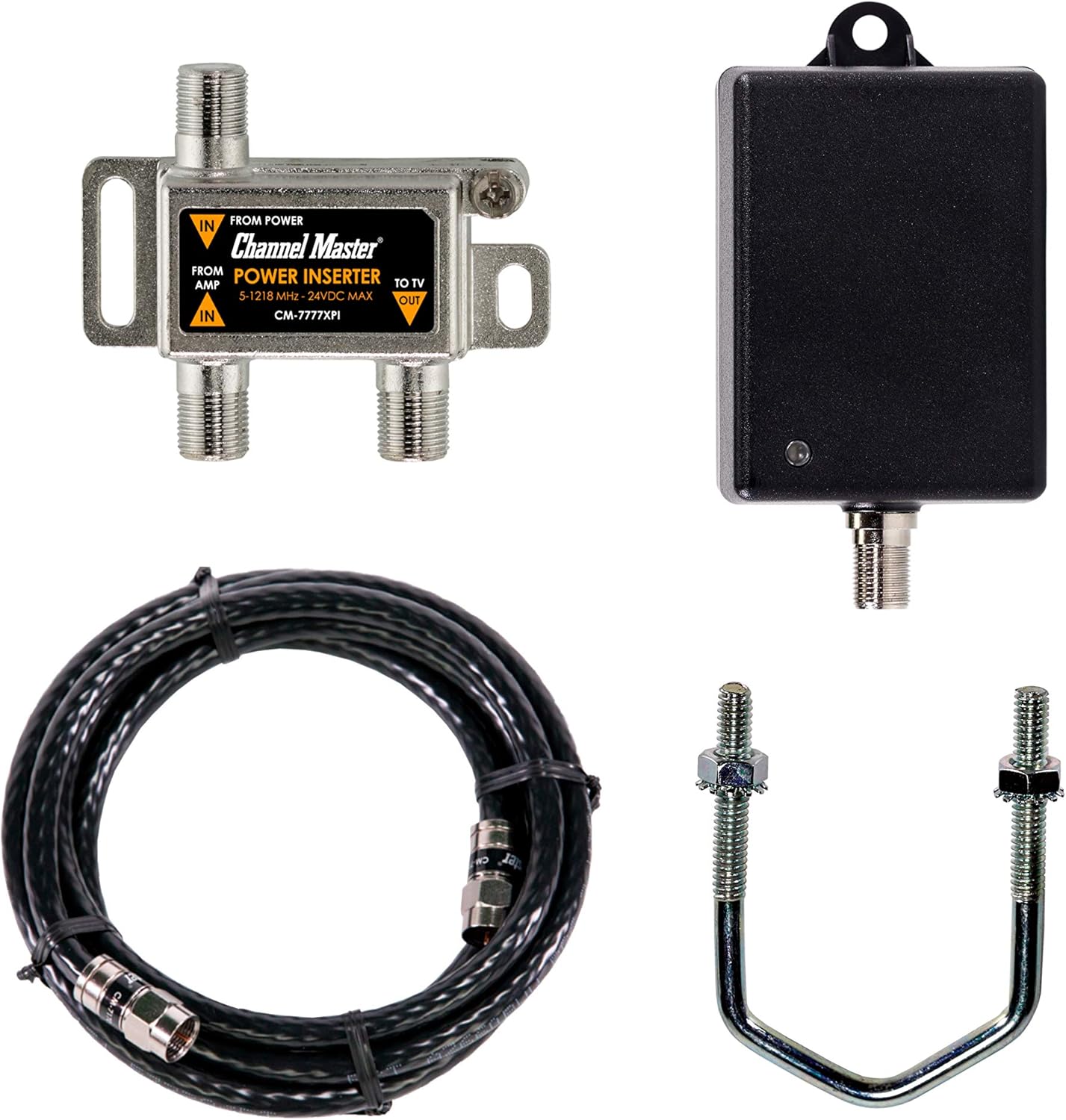 Channel Master CM-7777V3 Titan 2 High Gain TV Antenna Preamplifier [Version 3]