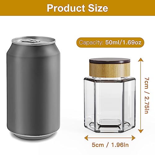 Set of 8 Magnetic Spice Tins with 2 Metal Wall-Plates,100 Preprinted Seasoning Label Stickers,2 Styles for 3 oz Herb Jars