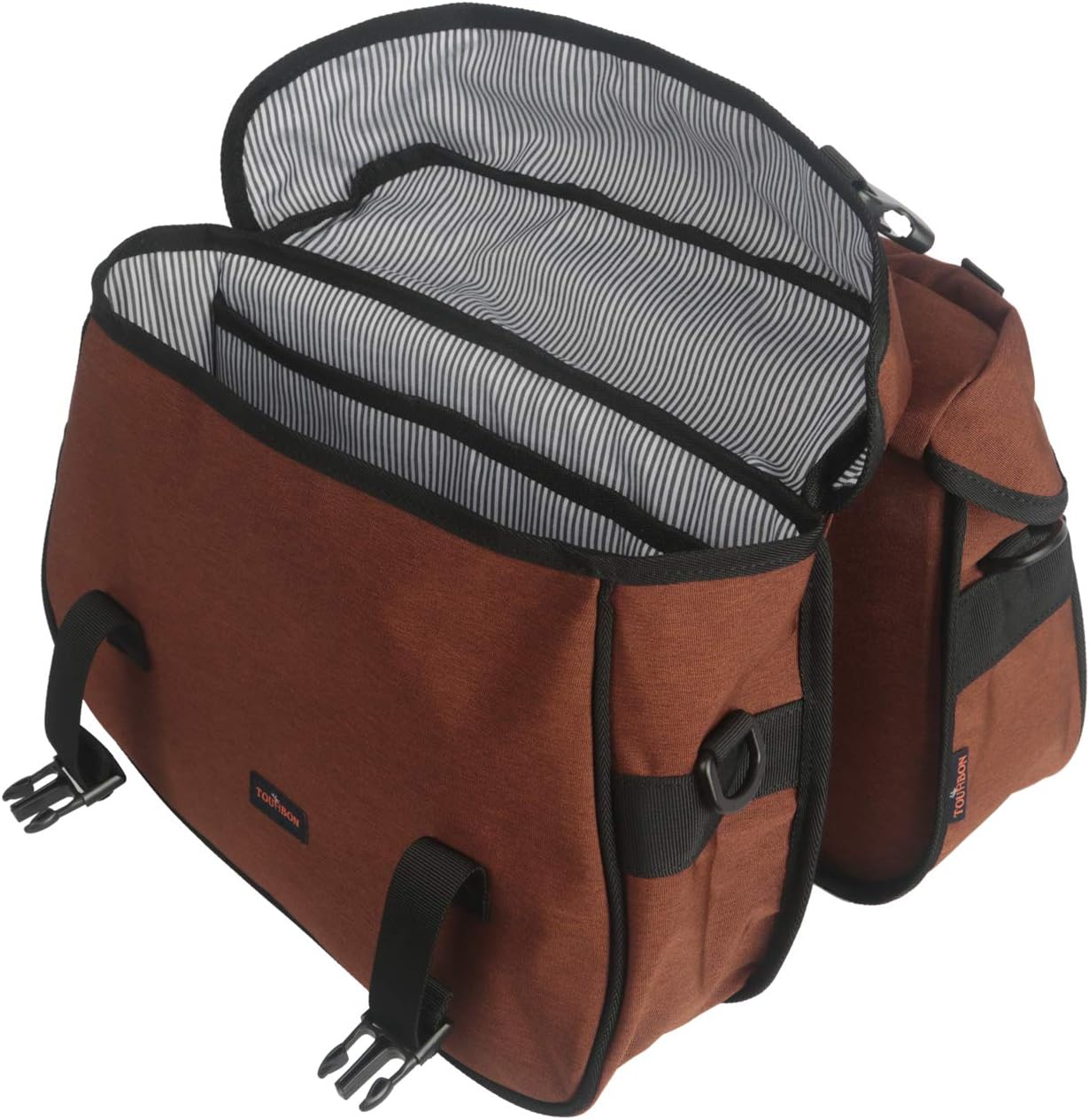 TOURBON Bicycle Bag Bike Seat Pannier Cycling Carry Bag