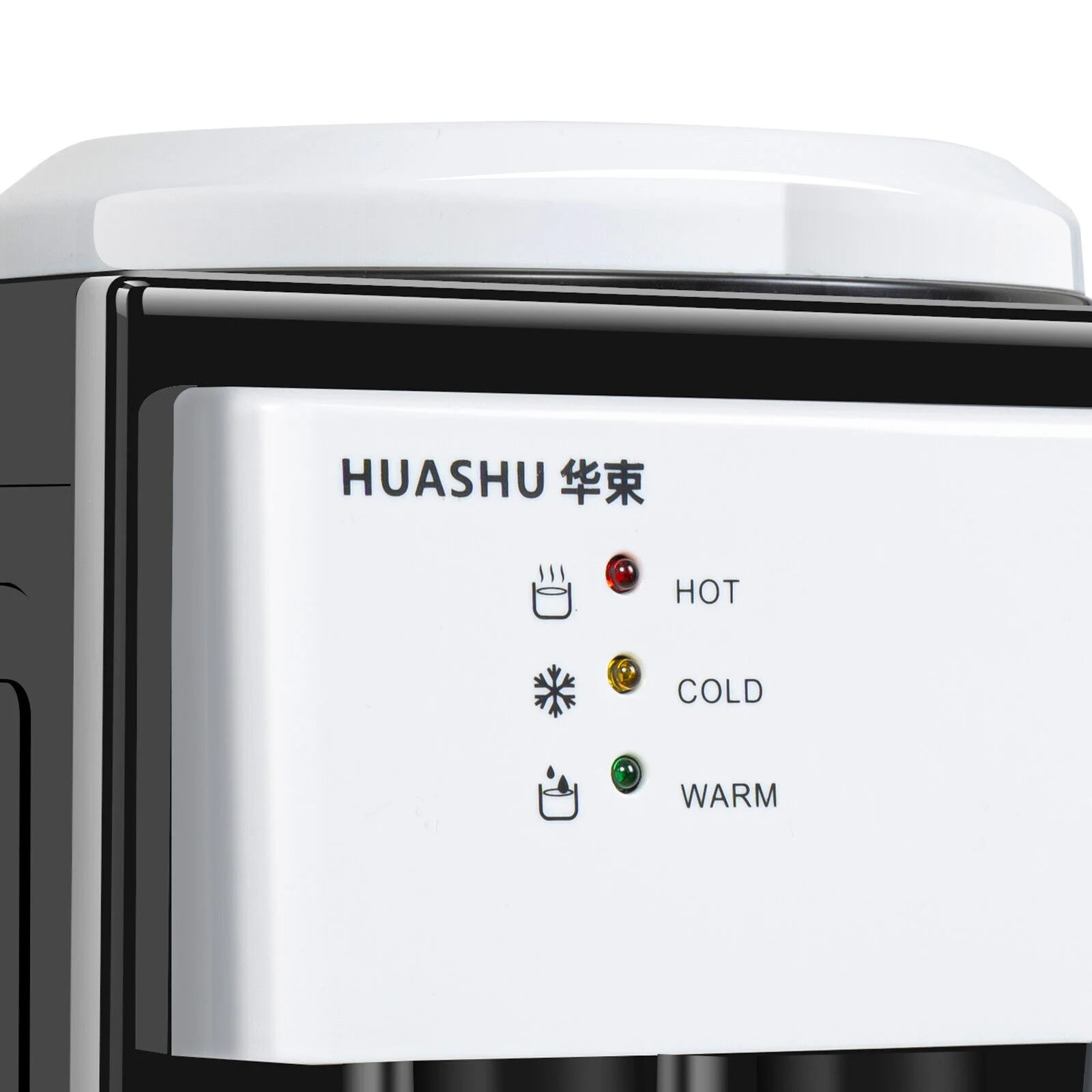 5 Gallon Top Loading Water Cooler Dispenser Countertop Hot+Cold Drinking Machine Black Water Temperature Optional