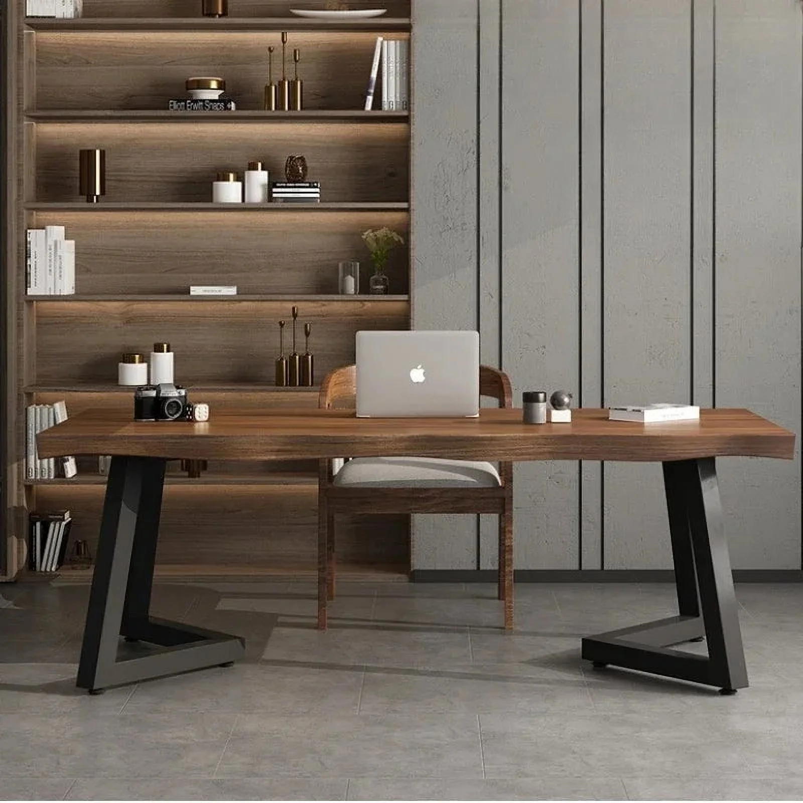 Wooden Meeting Office Desk Counter Student Monitor Desktops Studio Office Desk Reception Bureau Meuble Minimalist Furniture