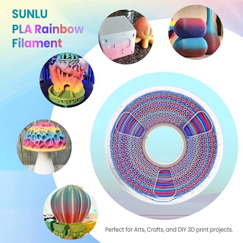 SUNLU Real Wood Fiber PLA Filament, Neatly Wound 1.75mm Dimensional Accuracy +/- 0.03mm, Fit Most FDM 3D Printers, 4kg in Total, 1kg per Spool, 4 Pack,（Wood+Fiber Cherry+Fiber Maple+Fiber Walnut）