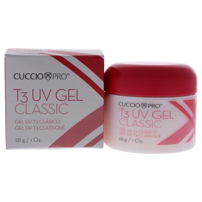 T3 Uv Gel Classic - Pink by Cuccio Pro for Women - 1 oz Nail Gel