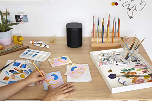 Sonos One (Gen 2) - Voice Controlled Smart Speaker with Amazon Alexa Built-In - White, Model:ONEG2US1