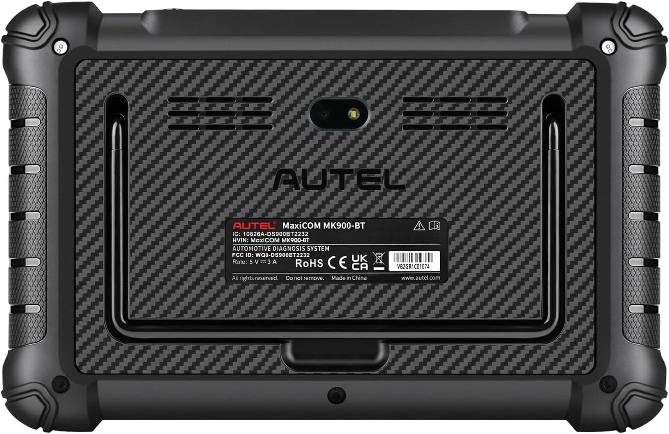Autel Scanner MaxiCOM MK900-BT MK900BT: 2024 BT Ver. of MK900 MX900, 8in Up of MK808S MK808BT PRO MX808S MK808Z MS906, 3K+ Bidirectional Tool as MP900BT 40+ Reset, CANFD DoIP, Pre Post Scan, FCA, 11OS