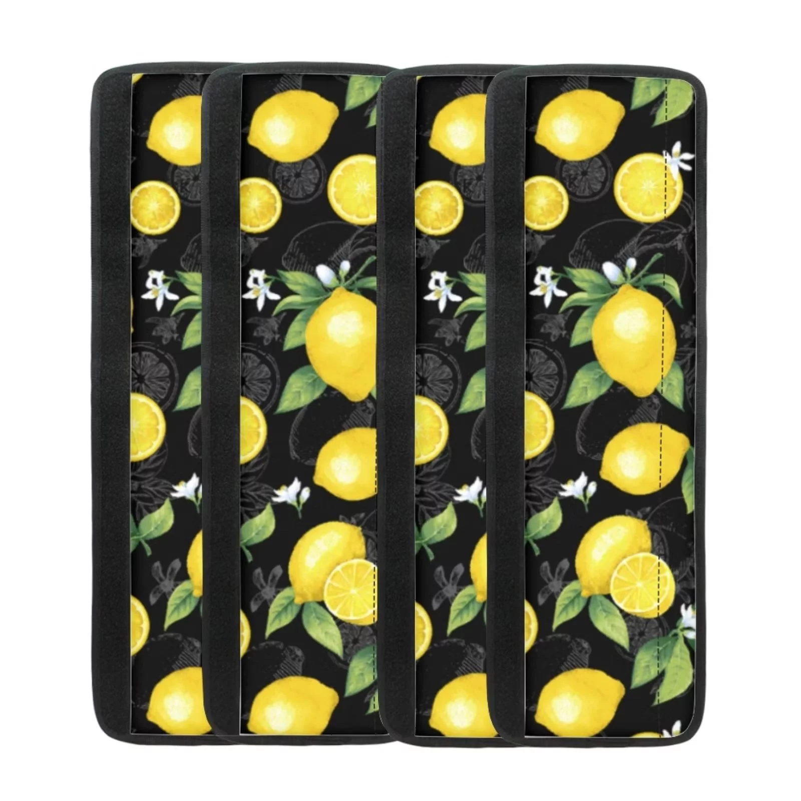 Kuiaobaty Refrigerator Door Handle Cover for Dishwasher,Microwave,Fridge,Oven 4 Pieces Keep off Liquid Drips Oil Food Stains Lemon Kitchen Appliance Handle Sleeves