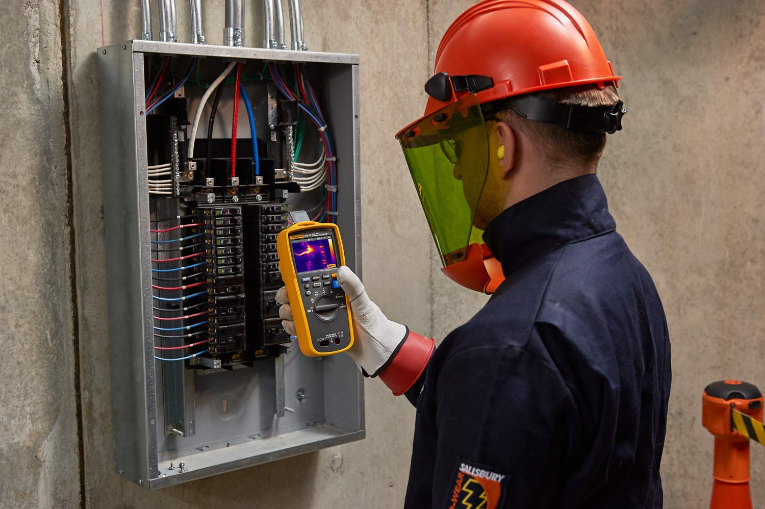 Fluke 279FC Wireless TRMS Thermal Multimeter, Full-Featured Digital with Built-in Thermal Imager and Iflex Compatibility