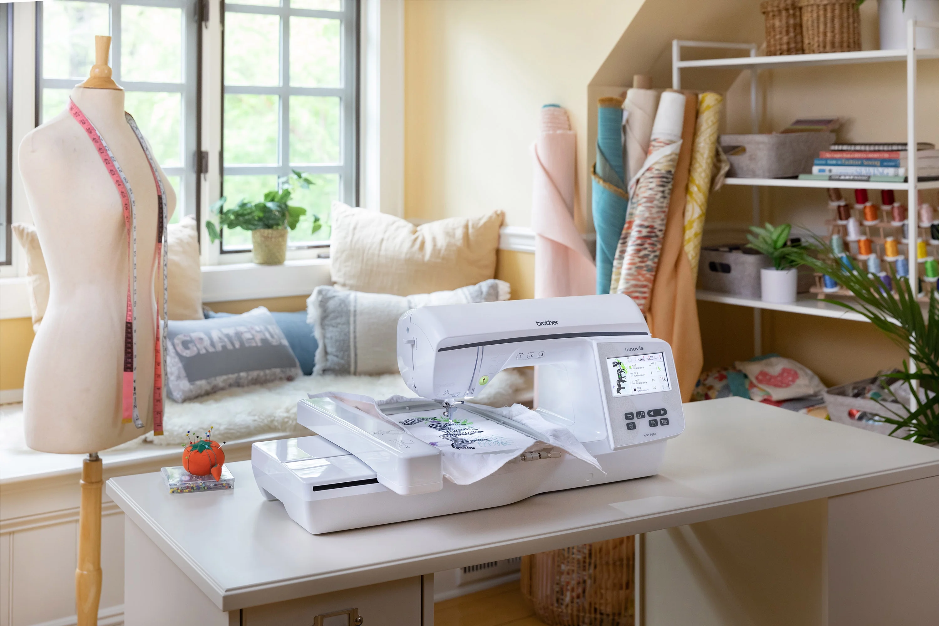 Brother NQ1700E Embroidery Machine with 6