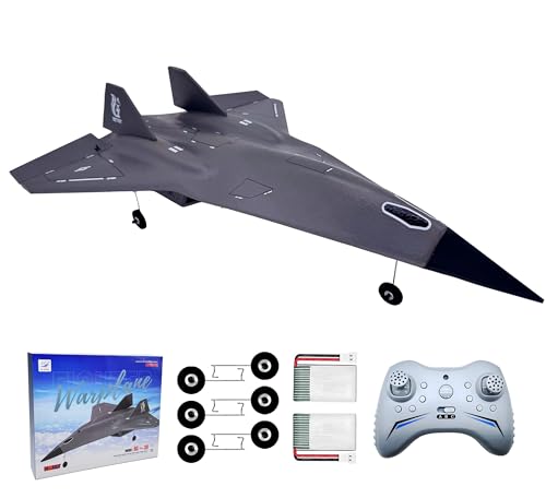 SR-72 RC Plane, 4 Channel Remote Control Airplane, 2.4GHz 6-axis Gyro Stabilizer with 3 Modes, Easy Control for Adults Kids Beginners