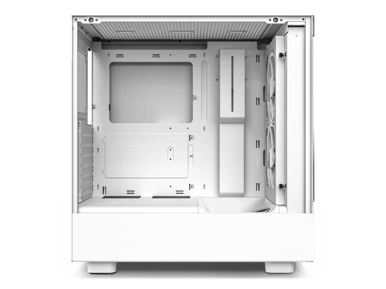 NZXT H5 Elite - All White CC-H51EW-01 White SGCC Steel, Tempered Glass ATX, Micro-ATX, mini-ITX Computer Cases