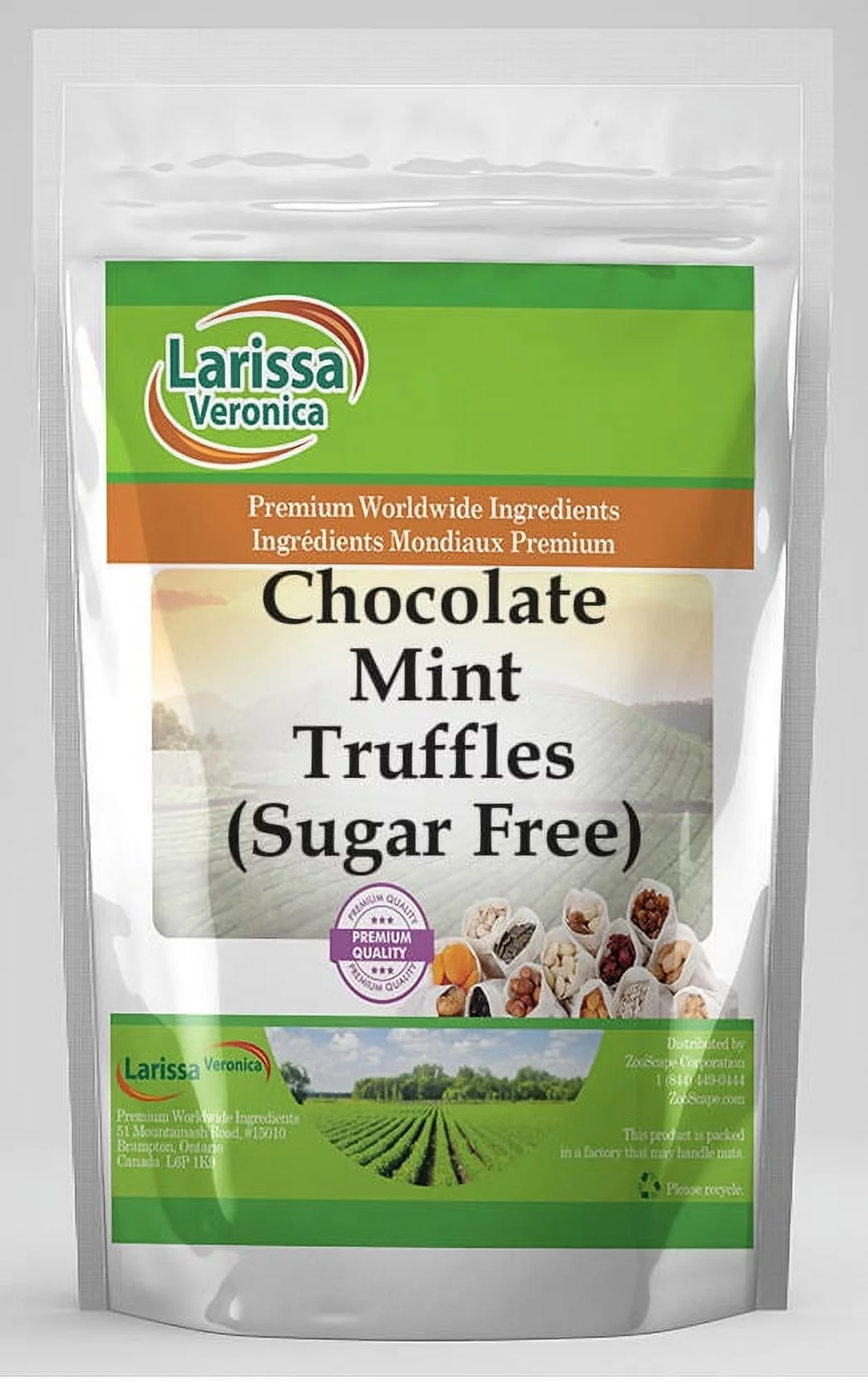 Larissa Veronica Chocolate Mint Truffles (Sugar Free), (16 oz, 3-Pack, Zin: 525770)