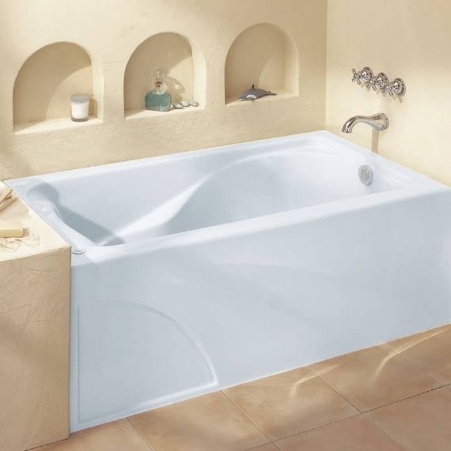 American Standard 2776.202.020 Cadet Soaking Bathtub White