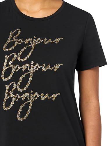 Karl Lagerfeld Paris Women's Bonjour Logo T-Shirt