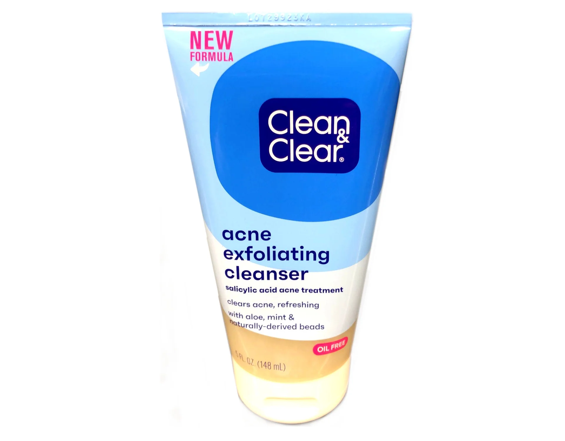 Clean & Clear Acne Exfoliating Cleanser 5 Fl. Oz. Scrub, 3 Pack