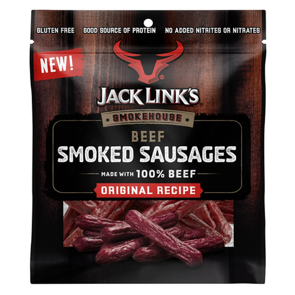 Jack Links Bagged Beef Smoked Sausages (Pack of 48)