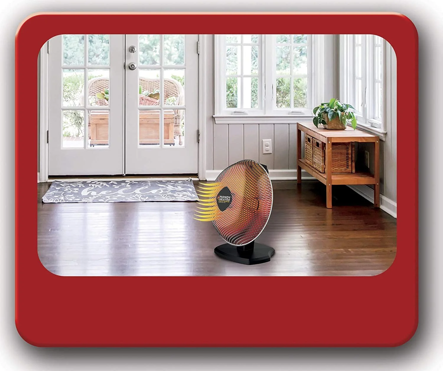 Handy Heater Heatwave Ceramic, Parabolic Electric Space Heater, As Seen On TV