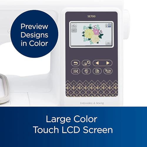 Brother SE700 Embroidery & Sewing Machine with Starter Bundle