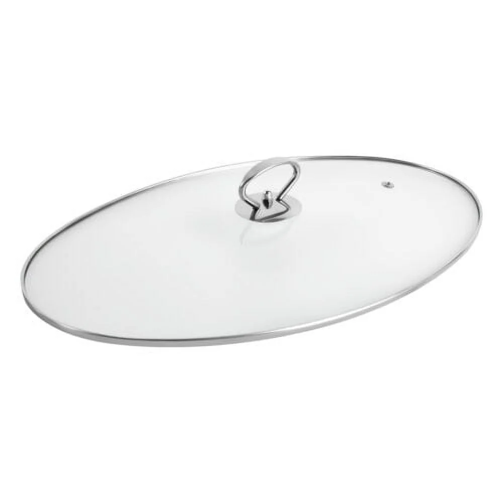 Stainless Steel Fish Steamer Pot Rack W/ Glass Lid Multi-Cooker Kitchen Cooking