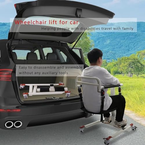 Patient Lift Transfer Chair, Load Capacity 220lbs