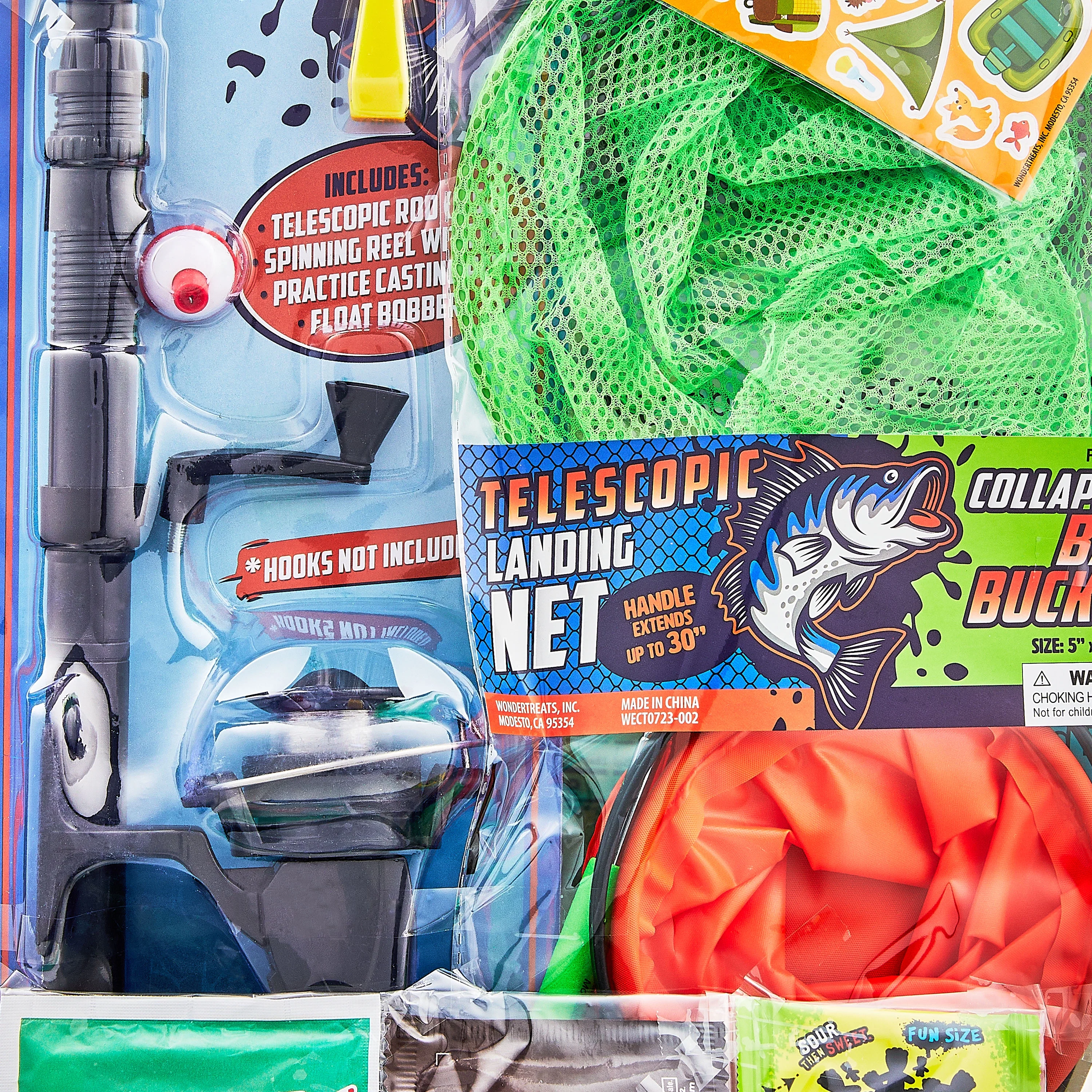 Fishing Adventure Filled Easter Basket with Candies, by Wondertreats