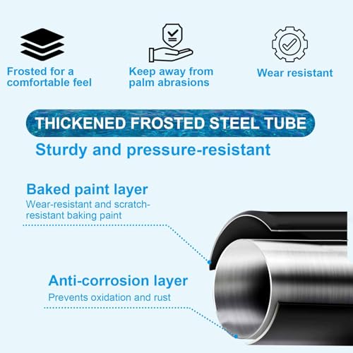 Quynhni- Standard Kayak Paddle,Kayak Paddle Sturdy Iron Shaft and Durable Polypropylene Blade 0/65° Blade Angle with drip Loop.
