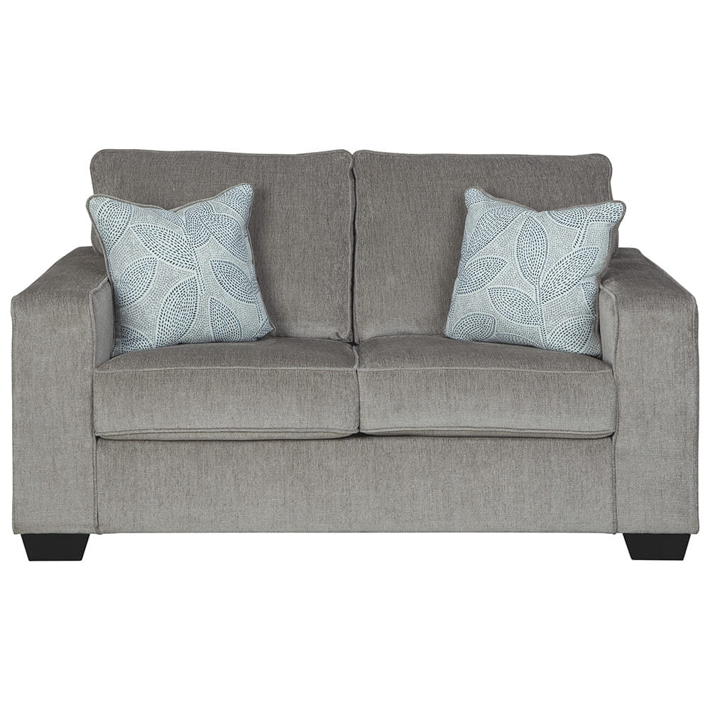 Signature Design by Ashley Altari Loveseat in Alloy