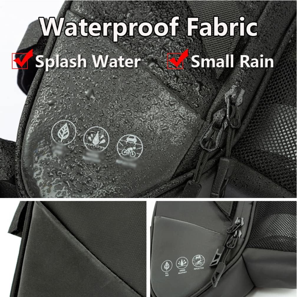Bike Pouch Bicycle Saddle Bag Bike Bag Rainproof Cycling panniers Seatpost Reflective Rear Seat Bikepacking Bags