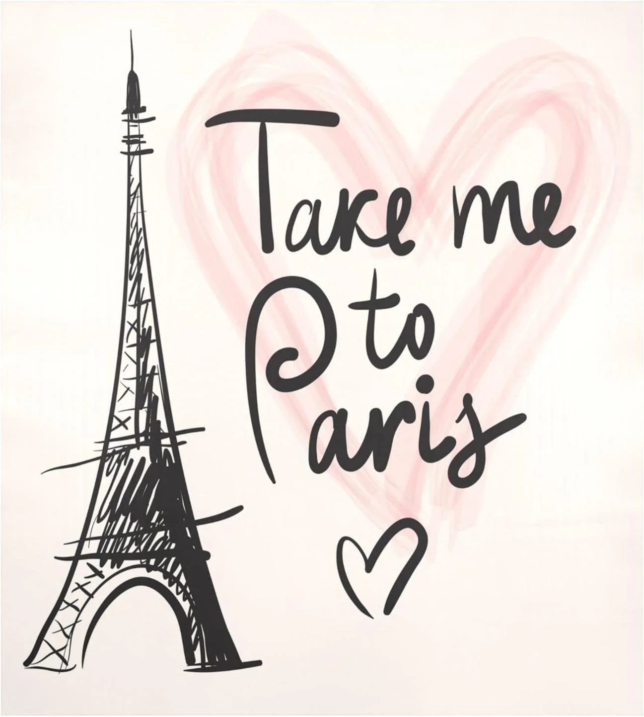 Hyjoy 23x26In Take Me To Paris Dishwasher Magnet Cover, Farmhouse Kitchen Dishwasher Cover Magnetic Appliance Covers Door Stickers for Kitchen Home Cabinet Decals