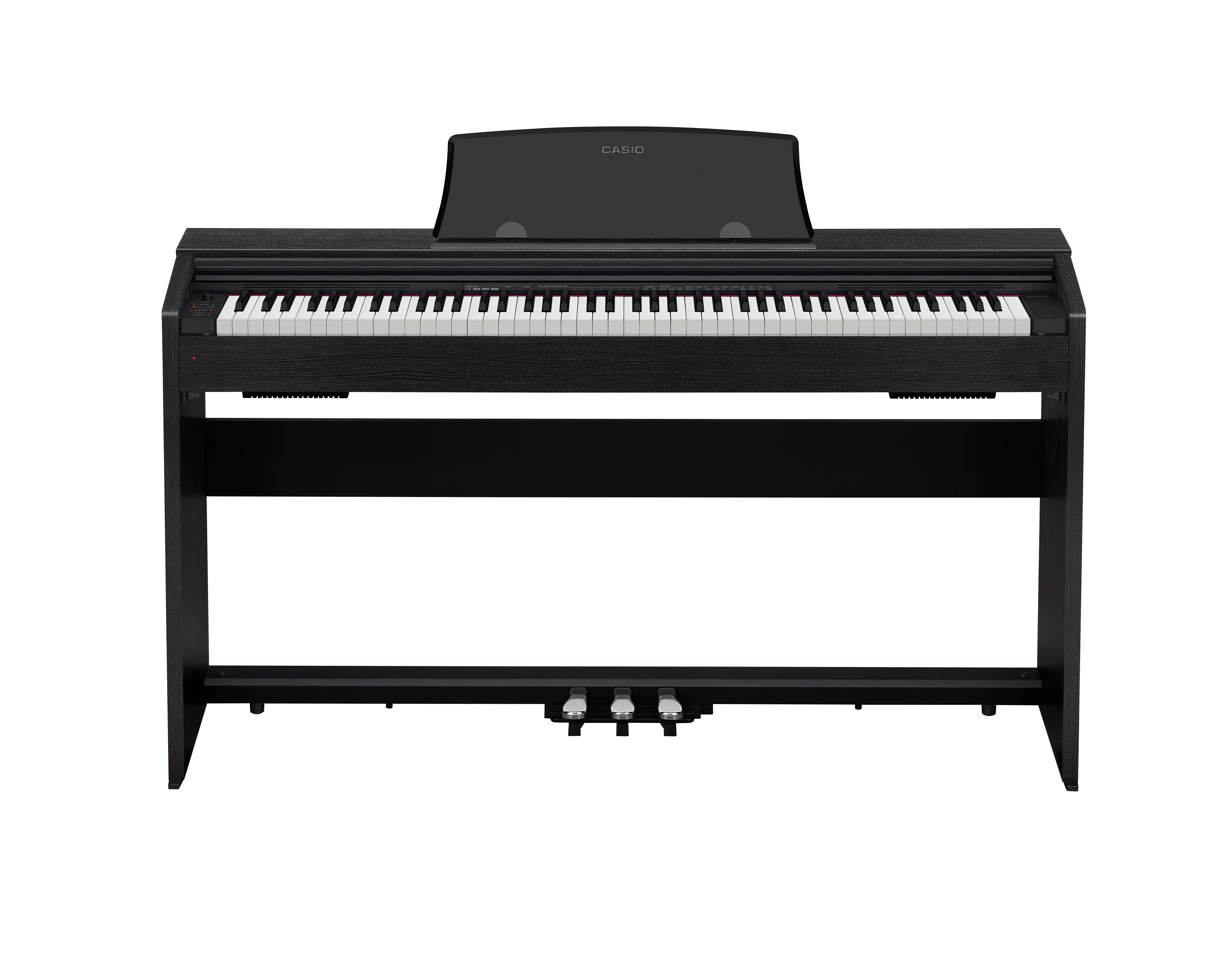 Casio PX770 Privia 88-Key Digital Home Piano with Scaled, Weighted Hammer-Action Keys, Black