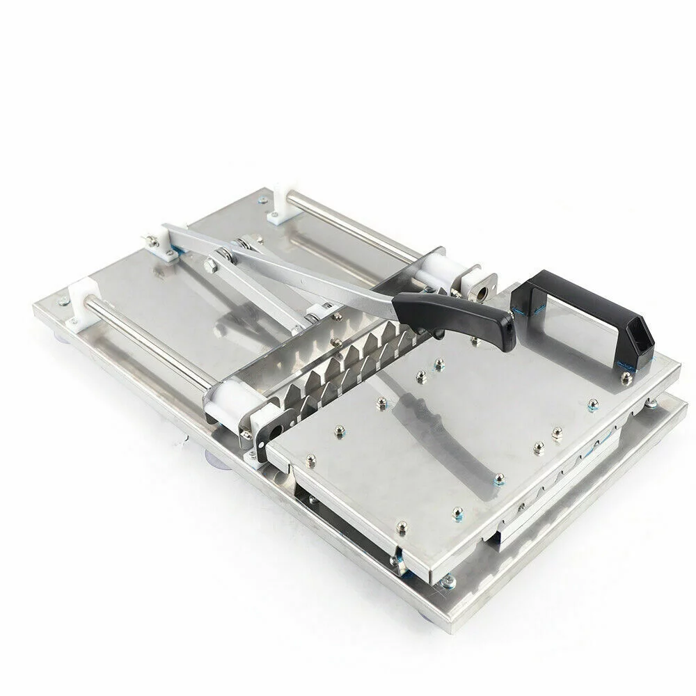 Oukaning Manual Mutton Kebab Machine BBQ Skewer String Making Machine Desktop Meat Skewerqq