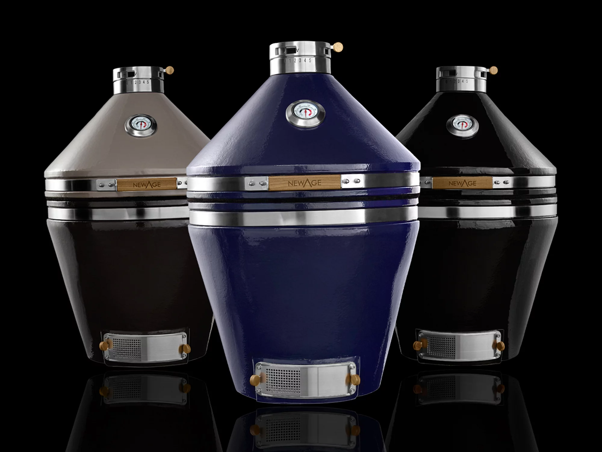 NewAge Products 22 in. Black Kamado Pro Grill