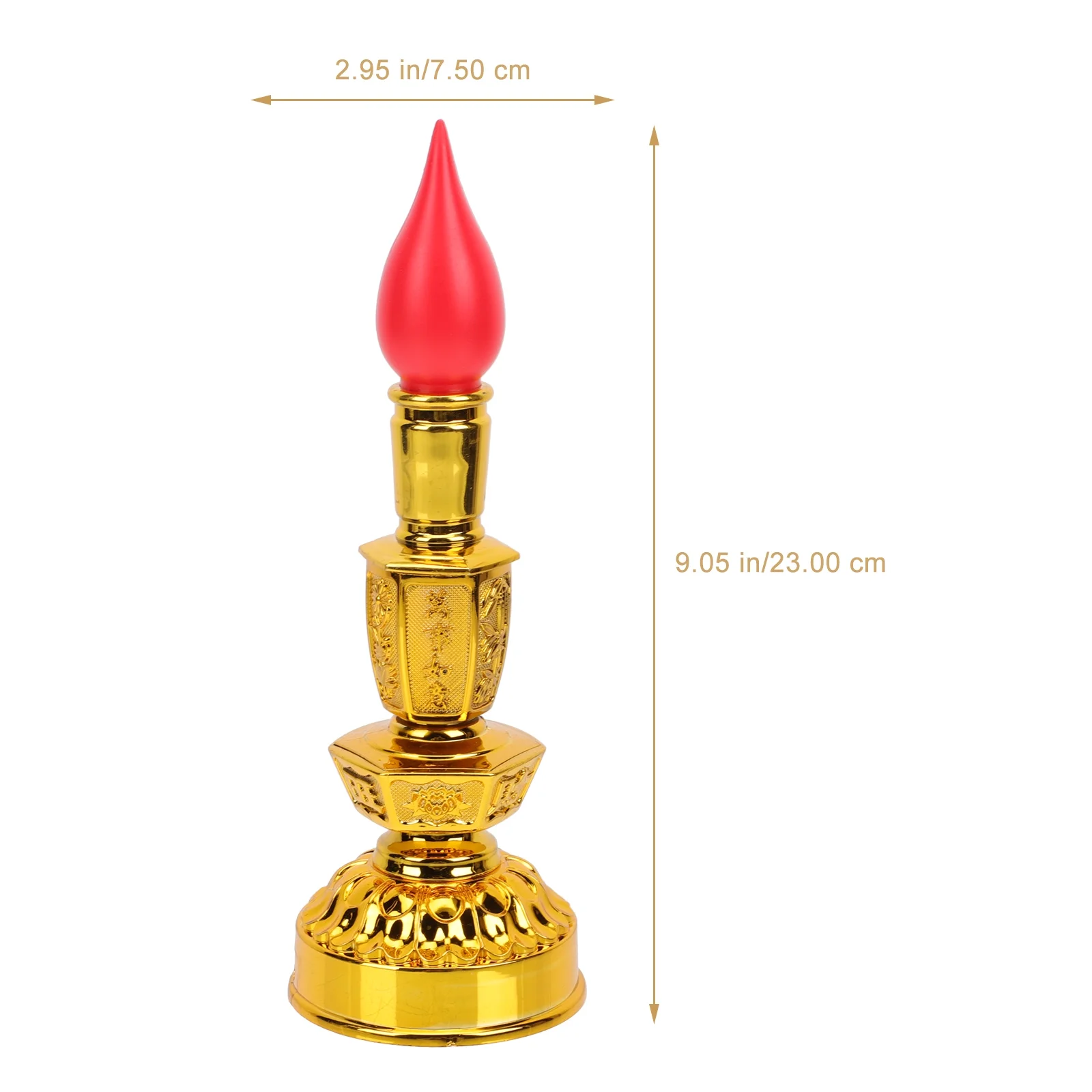 Candle Led Candles Light Lights Lamp Flameless Tea Battery Chinese Wedding Red Fake Flickering Luminara