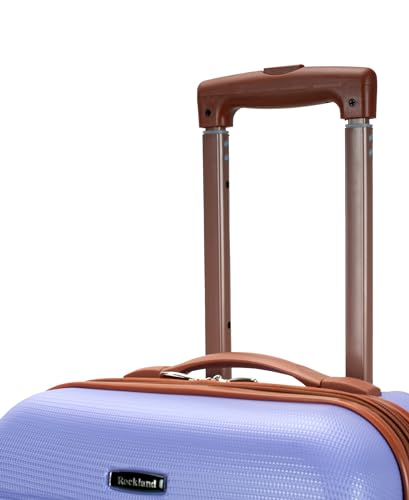 Rockland Melbourne Hardside Expandable Luggage with Spinner Wheels, Lavender, Carry-On 20