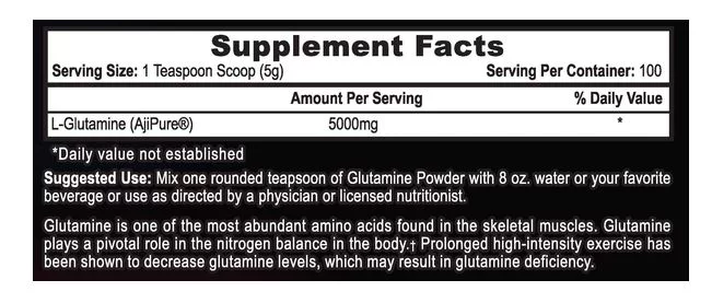 APS Nutrition L-Glutamine, 17.63 Oz