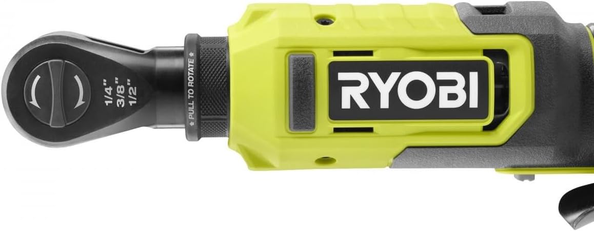 Ryobi ONE+ 18V Cordless Multi-Size Ratchet Kit with Battery and Charger PCL280K1 (Bulk Packaged)