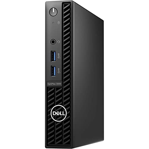 Dell Newest 2023 Optiplex 3000 Mini Desktop (Intel i5-12500T 6-Core, 32GB RAM, 512GB PCIe SSD, Intel UHD, WiFi 6, Bluetooth 5.2, RJ-45, USB 3.2, Display Port, Black, Win 11 Pro)