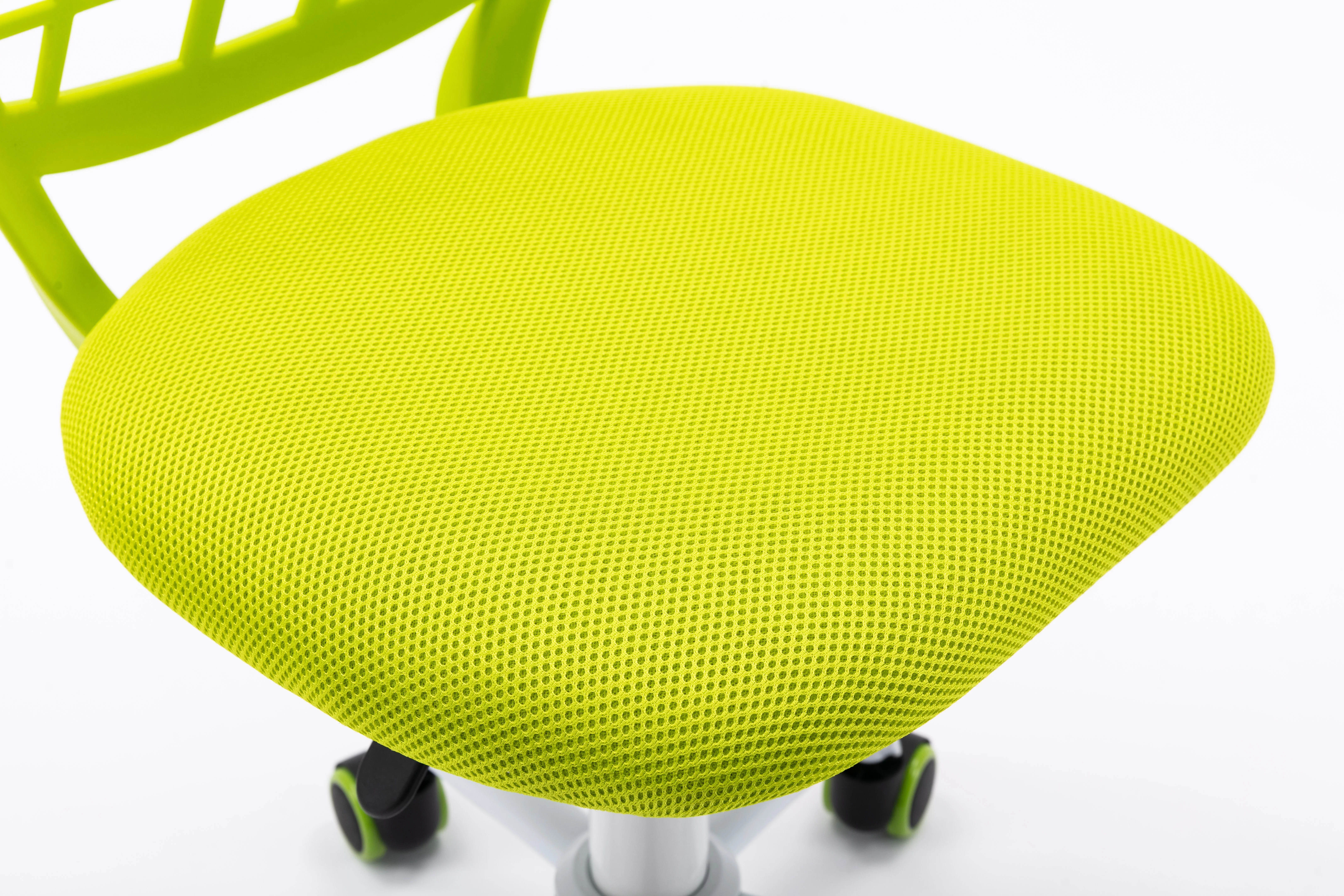 Luccalily Kids Study Desk Chair Cute Computer Office Bedroom Mesh Chair Ergonomic Swivel Armless Study Chair with Adjustable Height for Boys Girls Teens