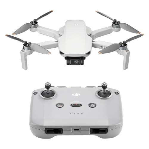 DJI Mini 4K Fly More Combo, Drone with 4K UHD Camera for Adults, Under 249 g, 3-Axis Gimbal Stabilization, 10km Video Transmission, Auto Return, 3 Batteries for 93-Min Max Flight Time, QuickShots