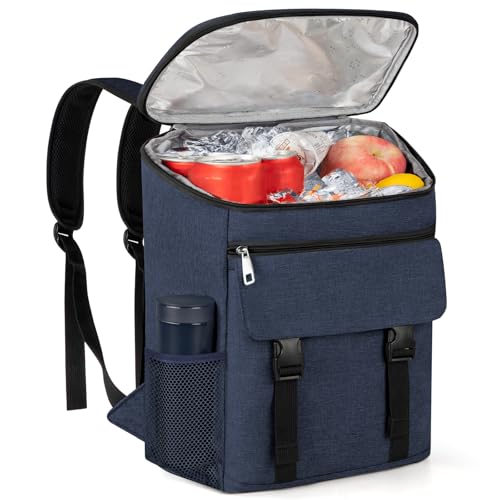 Cooler Backpack Soft Insulated Leak Proof 30/40/50/54 Cans Insulated Backpack Cooler Portable Picnic Camping Beach Hiking BBQ Lunch Backpack for Men and Women