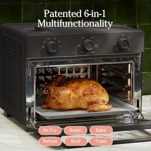 Our Place Wonder Oven | 6-in-1 Air Fryer & Toaster Oven with Steam Infusion | Compact, Countertop Friendly, Fast Preheat, Multifunctional | Air Fry, Toast, Roast, Bake, Reheat & Broil | Char