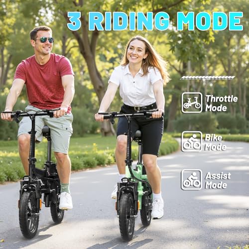 E14 E Bike Electric Bike for Adults 500W Motor, Folding Ebike 14