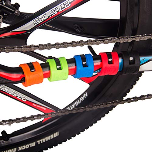 BESPORTBLE 4 Pcs Bike Chainstay Protector Bicycle Frame Protector Guard Pad for Mountain Road Bike Folding Frame Front Fork Protective