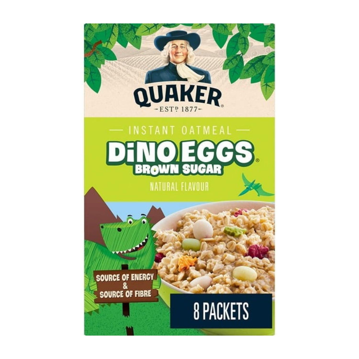 Generic Quaker Dino Eggs Brown Sugar Instant Oatmeal, 304g/10.7 oz (Pack of 2) Shipped from Canada
